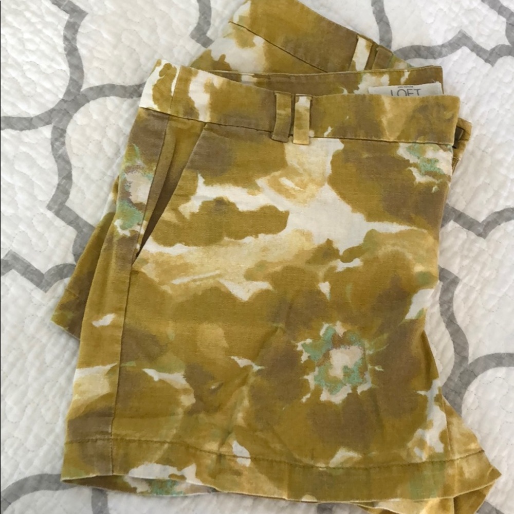 LOFT linen and cotton shorts